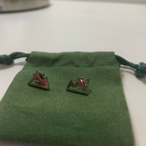 Mountain Stud Earrings - Picture 1 of 3